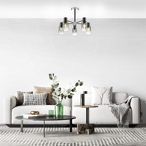 Люстра на штанге Escada 2120/5P Black