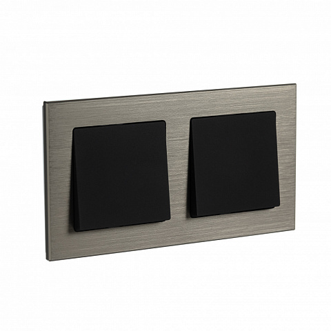 Systeme Electric AtlasDesign Nature Металл латунь Рамка 2-ая