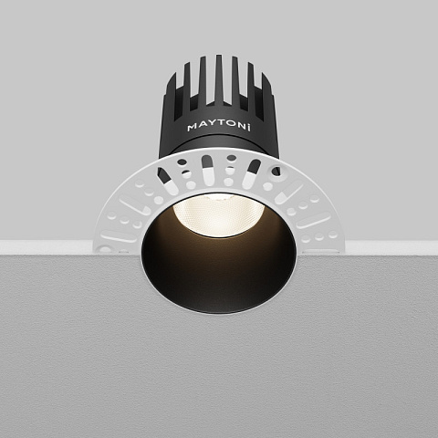 Встраиваемый светильник Maytoni DL122-15W-4K-TRS-B