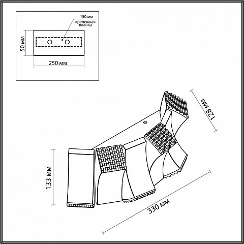 Настенный светодиодный светильник Odeon Light Asturo 4993/12WL