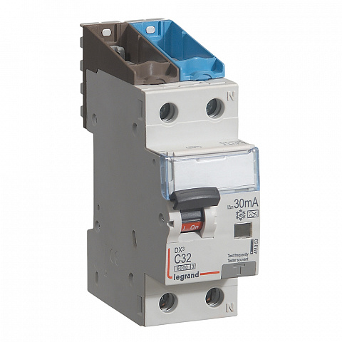 Legrand DX3 Дифференциальный автоматический выключатель 1P+N 32А (С) 30MA-A