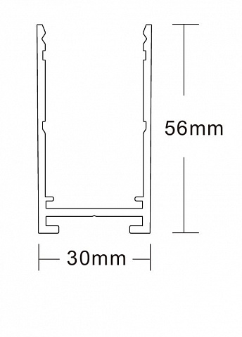 Шинопровод Crystal Lux CLT 0.115 01 L2000 BL