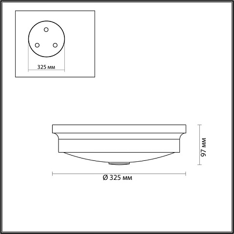 Накладной светильник Odeon Light 4824/3C