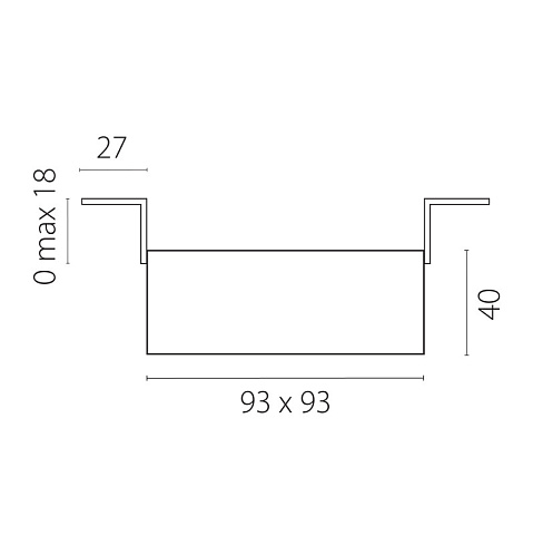 Встраиваемый светильник Lightstar G214506WMOD