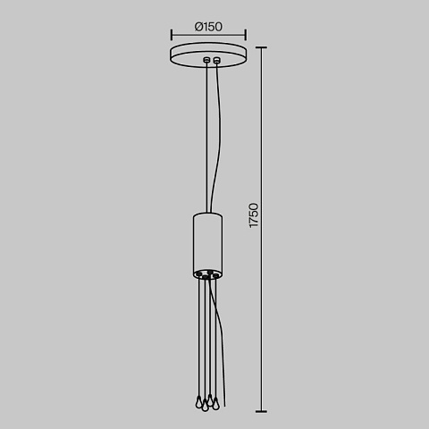 База накладная Maytoni C032C-04-B-1