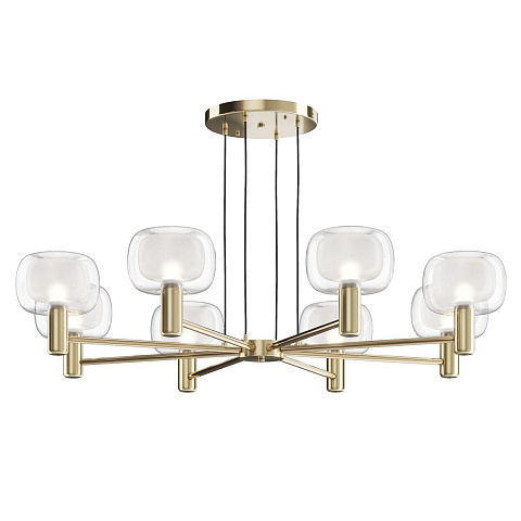 Люстра на штанге Maytoni MOD411PL-08G