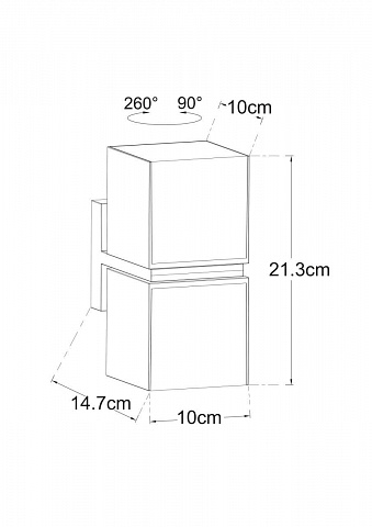 Светильник настенный ARTE Lamp A5193AL-2BK