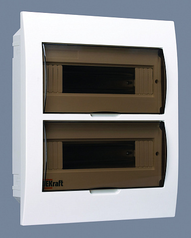 Dekraft Корпус пластиковый встраиваемый 24 мод. IP41 ЩРВ-П-24