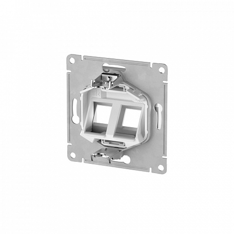 Systeme Electric AtlasDesign Песочный Накладка двойная для информационных функций типа Keystone