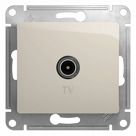 Systeme Electric Glossa Молочный Розетка TV оконечная 1DB