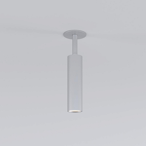 Встраиваемый светодиодный спот Elektrostandard Diffe 25040/Led серебряный a058227