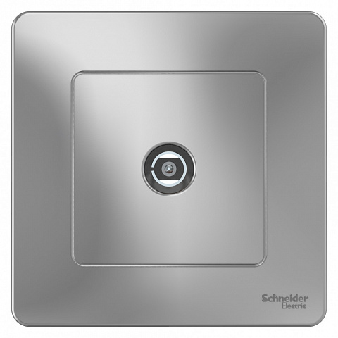 Systeme Electric Blanca внутр Алюминий Розетка TV