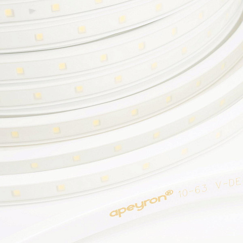 Светодиодная влагозащищенная лента Apeyron 6W/m 60LED/m 2835SMD холодный белый 50M 10-62