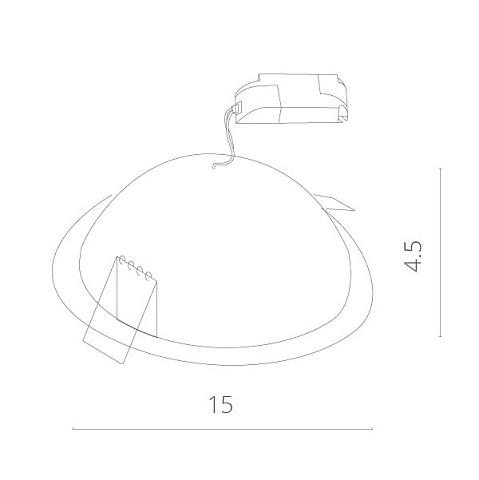 Встраиваемый светильник ARTE Lamp A7012PL-1WH