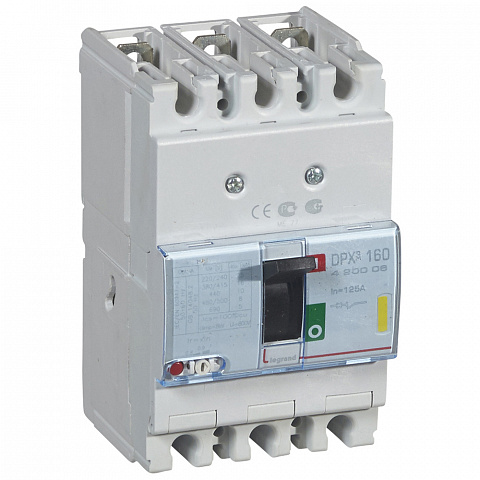 Legrand DPX3 160 Автоматический выключатель 3P 125А 16kA