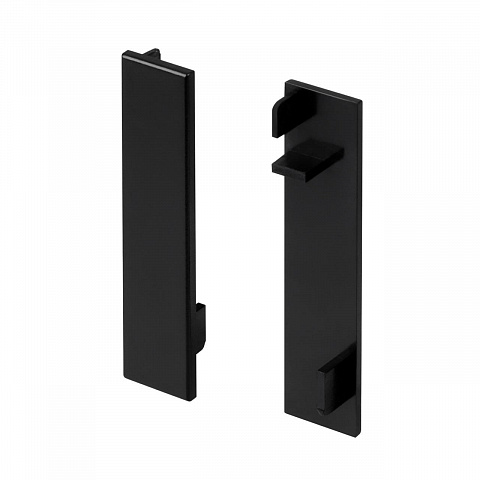 Заглушка Arlight Plintus-H54B Black 046166