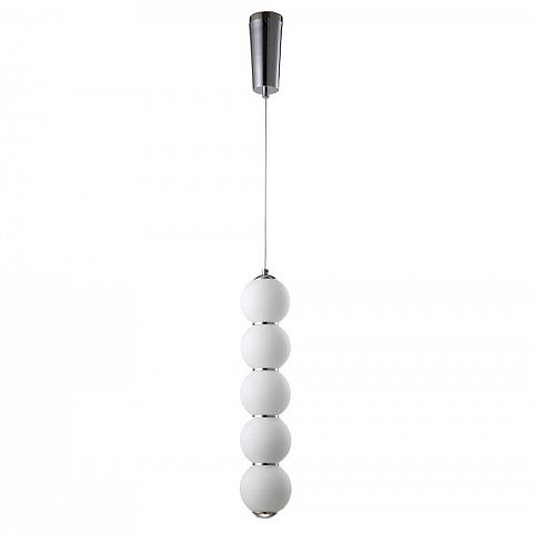 Подвесной светильник Crystal Lux DESI SP5 CHROME/WHITE
