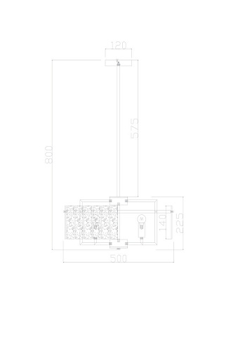 Люстра на штанге Freya FR5166PL-06N