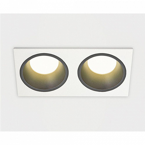 Встраиваемый светильник Italline IT08-8013 black 3000K 2 шт + IT08-8015 white