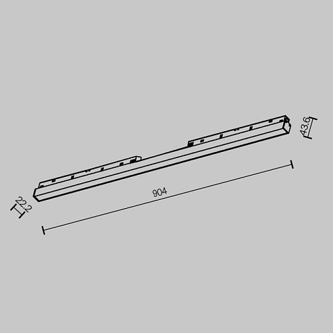 Светильник на шине Maytoni TR030-2-30W2.7K-B