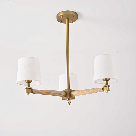 Подвесная люстра Imperium Loft Jorgenson D70 White/Light Wood 203578-26