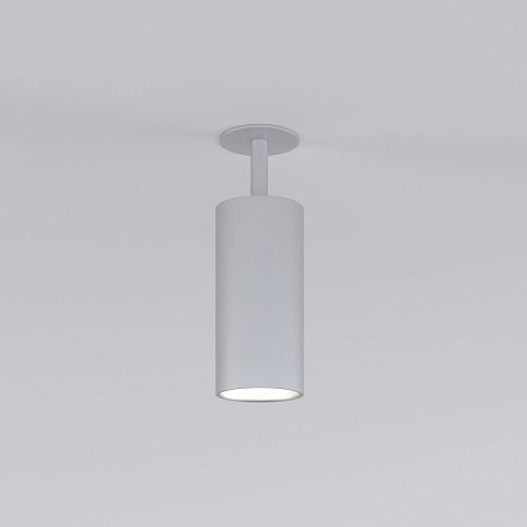 Встраиваемый светильник Elektrostandard Diffe серебряный 15W 4200K (25066/LED)
