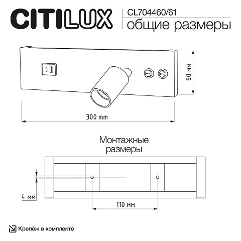 Спот Citilux CL704461
