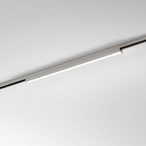 Трековый светильник 12W 4000K никель Elektrostandard 85526/01_система Лайн a072701