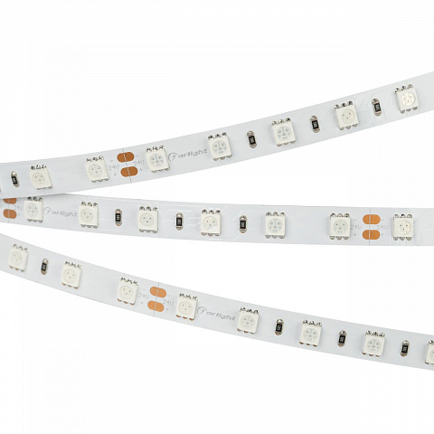 Светодиодная лента Arlight 4W/m 60Led/m 5060SMD синий 5M RT-B60-10mm 24V Blue 008819(3)