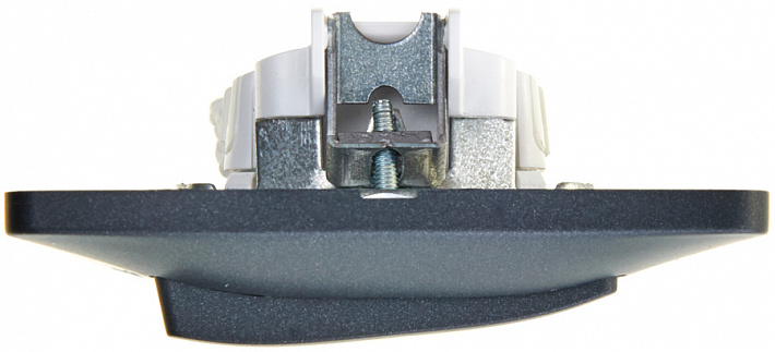 Systeme Electric Glossa Шоколад Выключатель 1-клавишный, сх.1, 10АХ (в сборе)