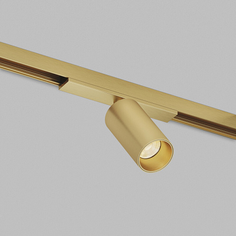 DK5940-SB Светильник трековый SHINE SPOT ZigBee, 48В, 6Вт, 2700-6000K, IP20, сатин. латунь, алюминий