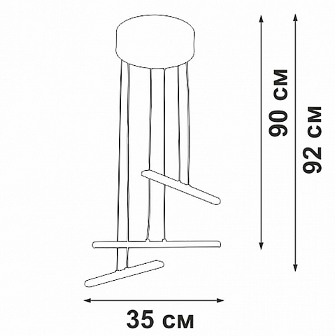 Каскадная люстра Vitaluce V3046-0/3S