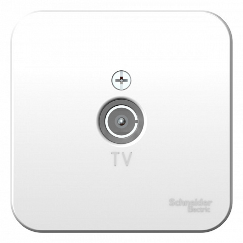 Systeme Electric Blanca наруж Бел Розетка TV, изолир. пластина