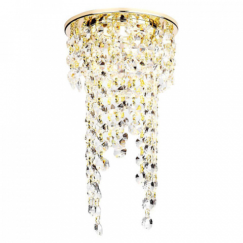 Встраиваемый светильник Ambrella Light K2071 G/CL