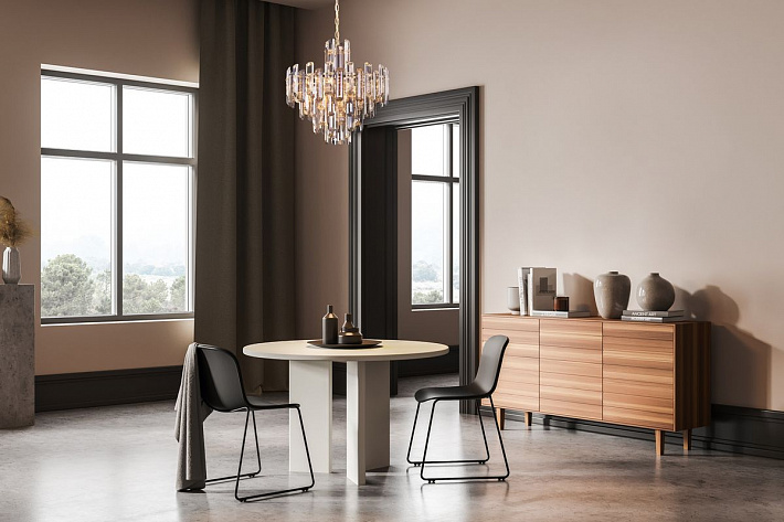 Каскадная люстра Maytoni DIA200PL-08G