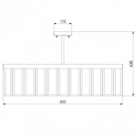 Потолочная люстра Bogates Eclipse 357/8 Smart