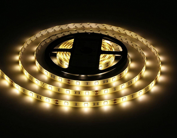 Светодиодная влагозащищенная лента Ambrella Light 7,2W/m 30LED/m 5050SMD теплый белый 5M GS1901