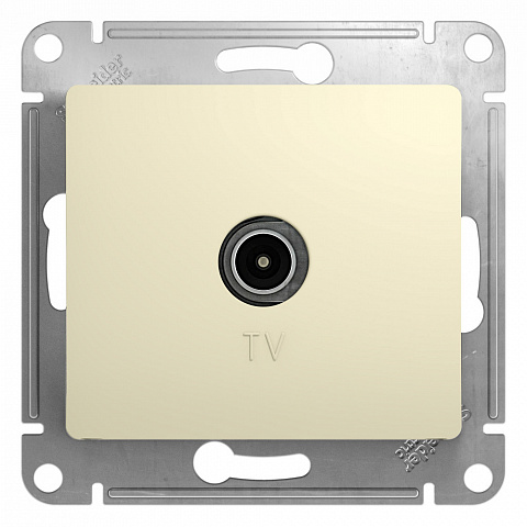 Systeme Electric Glossa Беж Розетка TV коннектор