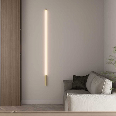 Настенный светодиодный светильник Elektrostandard Alto LED латунь 3000K 40134/LED a069823