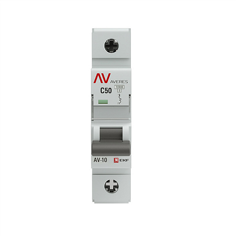 EKF Averes AV-10 Автоматический выключатель  (С) 1P 50А 10kA