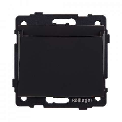 Карточный выключатель механический, черный матовый Kollinger REA-041BM для Aspekt, Eleganz, Reflex