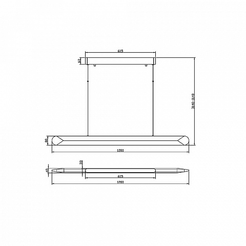 Подвесной светодиодный светильник Maytoni Motion MOD276PL-L40W3K