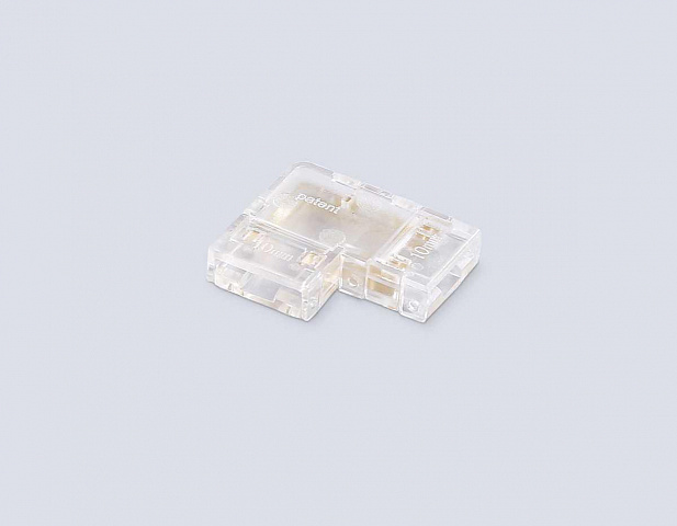 Соединитель угловой AMBRELLA LIGHT ILLUMINATION COB RGB 12/24V для лент 10mm (4 конт.) (10шт. в комплекте) GS6891