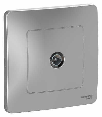 Systeme Electric Blanca внутр Алюминий Розетка TV