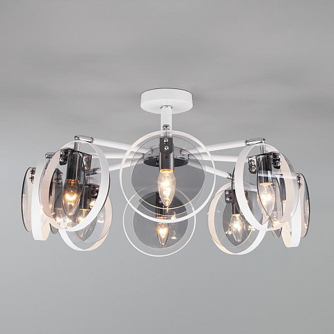 Потолочная люстра Eurosvet Gallo 70121/8 белый Smart