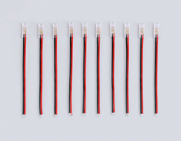 Соединитель гибкий односторонний AMBRELLA LIGHT ILLUMINATION COB 12/24V для лент 5mm (2 конт.) (10шт. в комплекте) GS7373