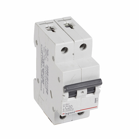 Legrand RX3 Автоматический выключатель 2P 20А (C) 4,5kA