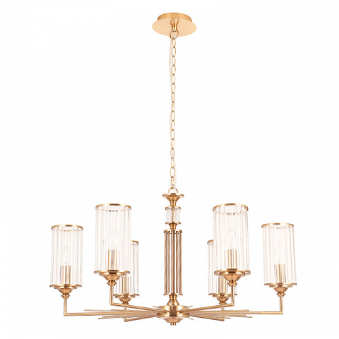 Подвесная люстра Crystal Lux GLORIA SP6 BRASS
