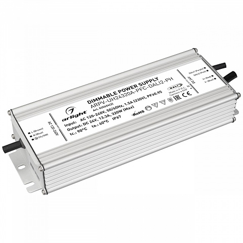 Блок питания Arlight ARPV-UH24320A-PFC-DALI2-PH 24V 320W IP67 13,3A 025654(2)