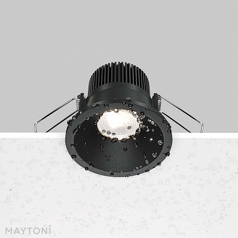 Влагозащищенный светильник Maytoni DL034-01-06W4K-B